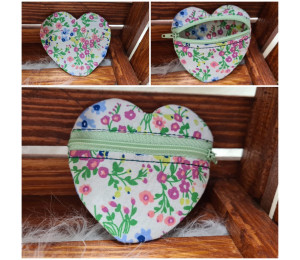 Stickdatei ITH - Herz Tasche Blumen